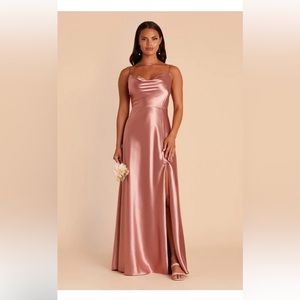 Lisa Long Dress, Desert Rose, Small